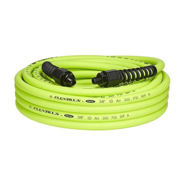Legacy Legacy Flexzilla Pro 50 ft. L X 3/8 in. D Hybrid Polymer Air Hose 300 psi Zilla Green HFZP3850YW2 - main
